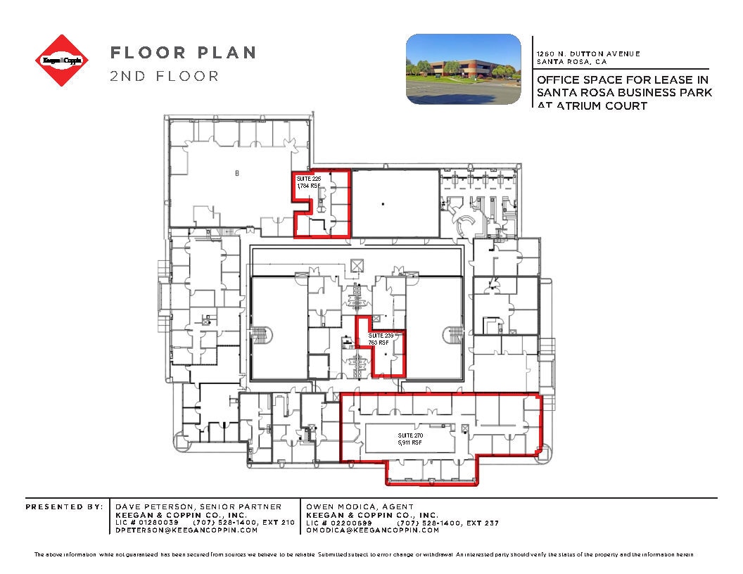 1260 N Dutton Ave, Santa Rosa, CA for lease Floor Plan- Image 1 of 1