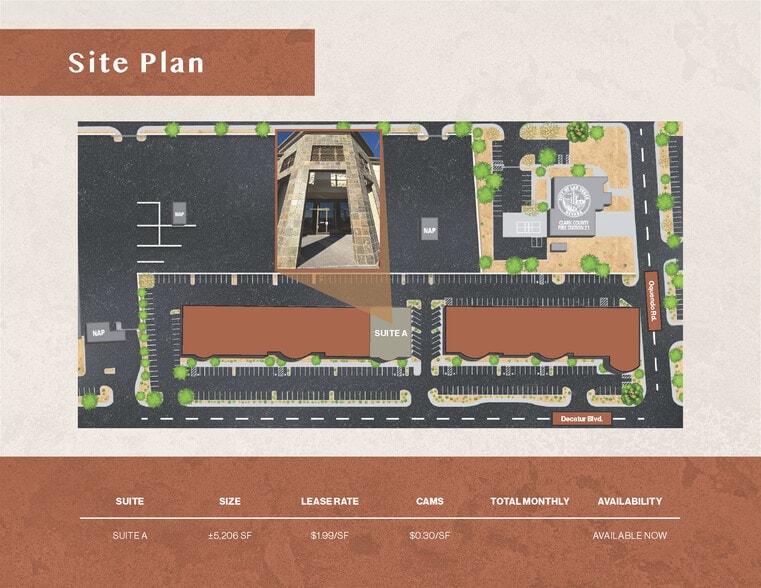 6001 S Decatur Blvd, Las Vegas, NV for lease - Site Plan - Image 2 of 6