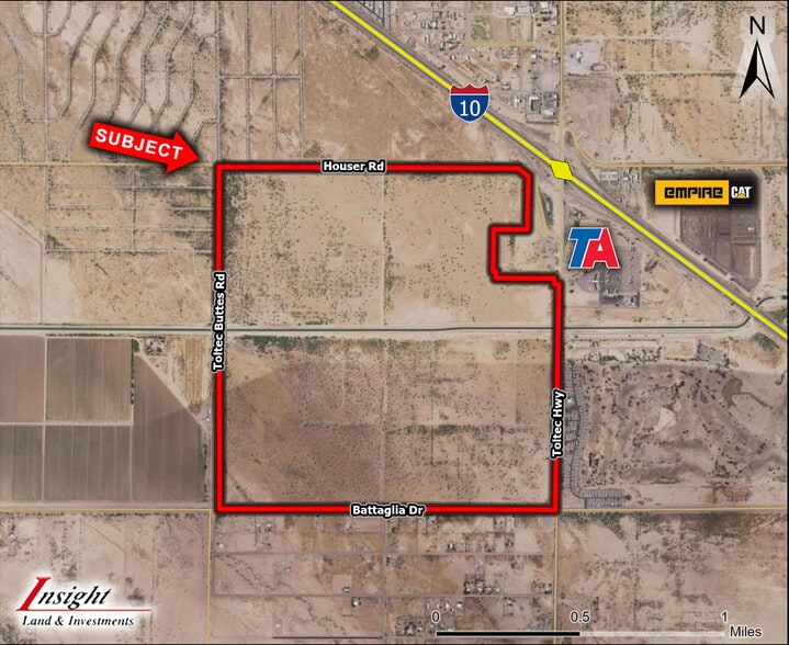 TOLTEC Rd, Eloy, AZ à vendre - Aérien - Image 1 de 3