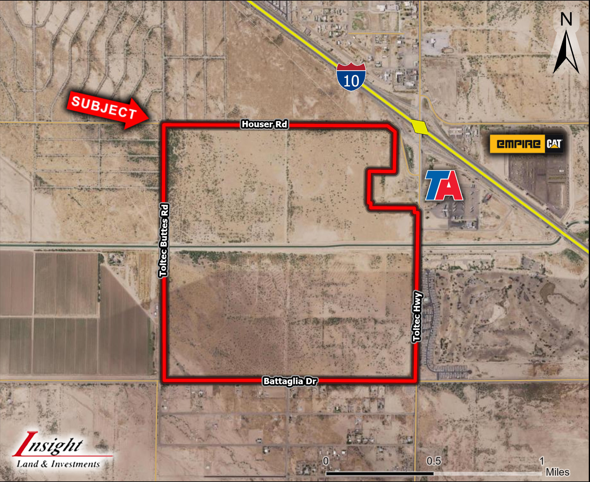 TOLTEC Rd, Eloy, AZ à vendre Aérien- Image 1 de 4