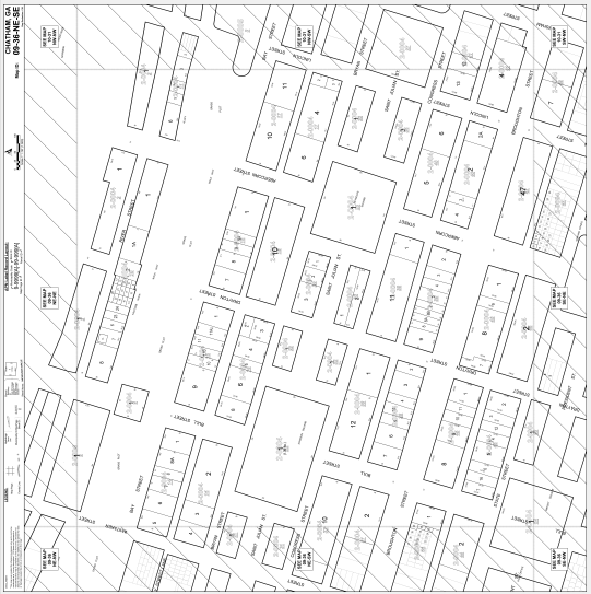 11 W Bay St, Savannah, GA à louer - Plan cadastral - Image 2 de 2