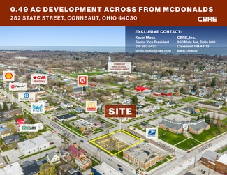 Plus de détails pour 282 State St, Conneaut, OH - Terrain à vendre