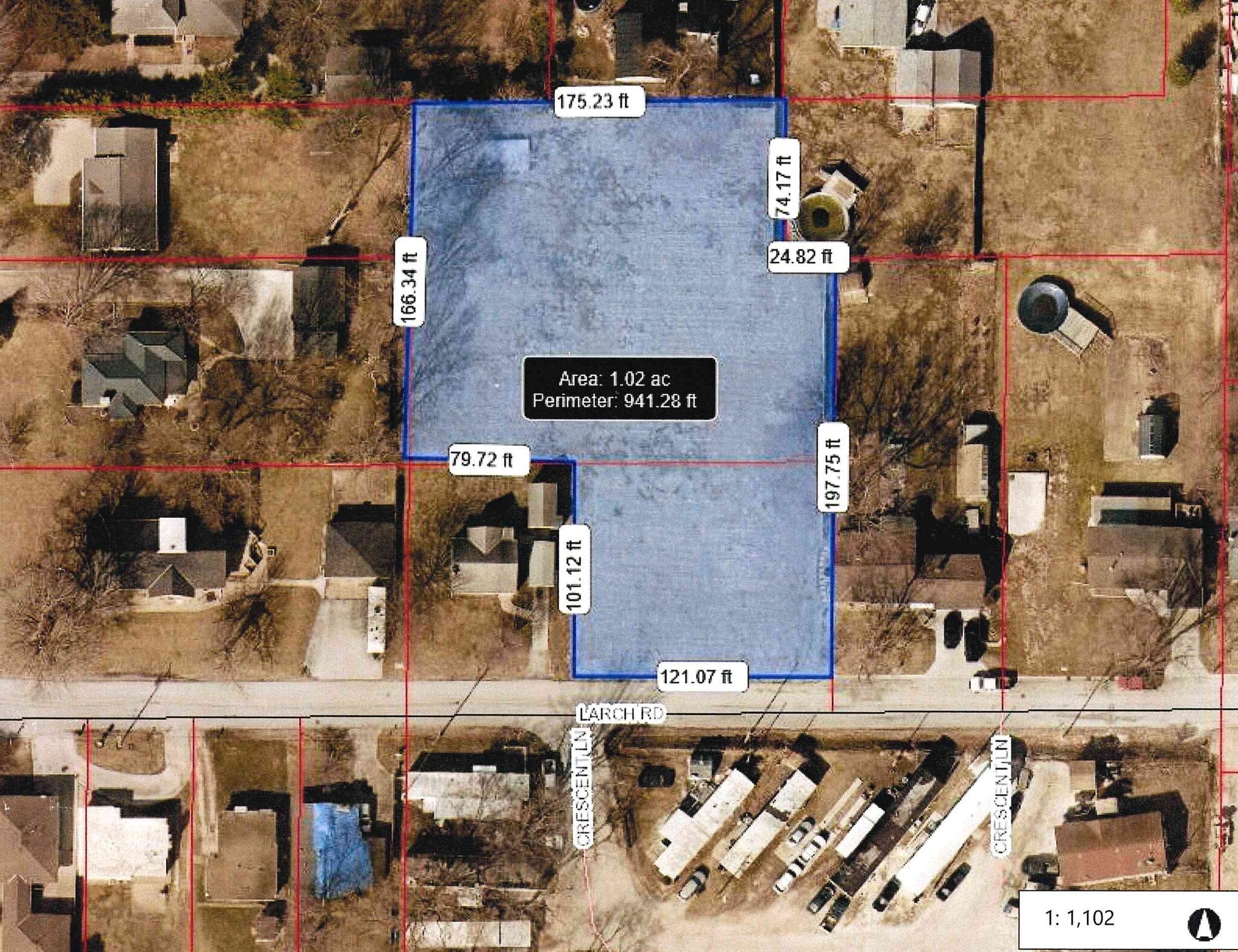 2417 Larch Rd, Quincy, IL for sale Aerial- Image 1 of 2