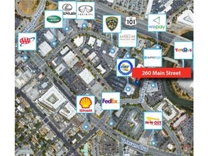 335 Convention Way, Redwood City, CA - Aérien  Vue de la carte