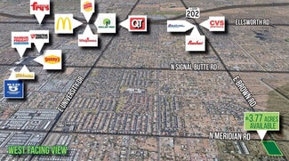 Plus de détails pour SEC Meridian & Lost Dutchman, Apache Junction, AZ - Terrain à vendre