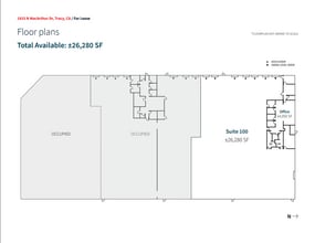 1925 N MacArthur Dr, Tracy, CA for lease Floor Plan- Image 1 of 1