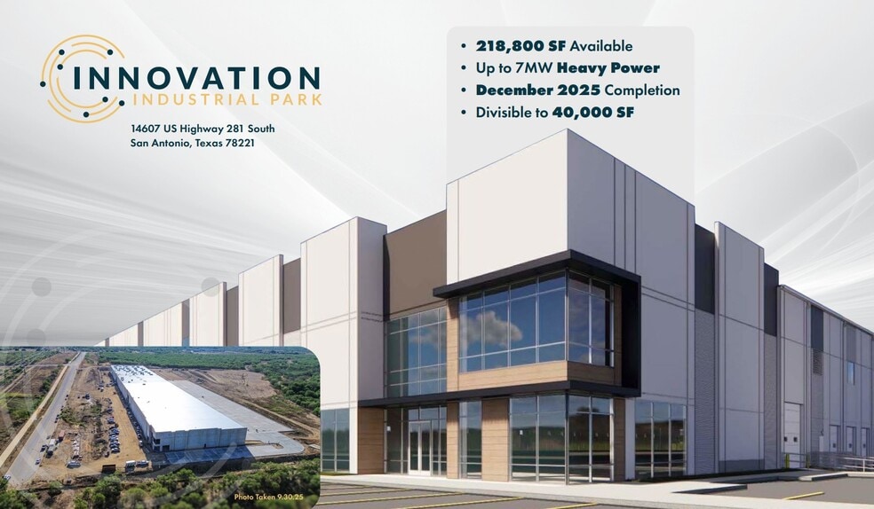 Innovation Industrial Park, San Antonio, TX for lease - Building Photo - Image 1 of 6