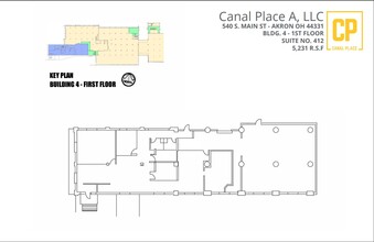 540 S Main St, Akron, OH à louer Plan d  tage- Image 1 de 1