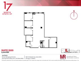 17 N State St, Chicago, IL for lease Floor Plan- Image 1 of 3