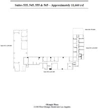 11500 W Olympic Blvd, Los Angeles, CA à louer Plan d’étage- Image 2 de 2