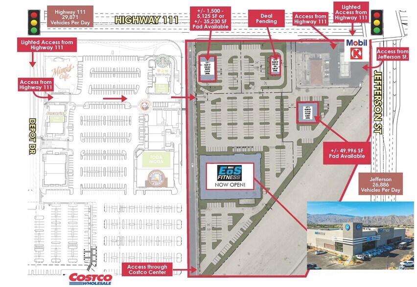 79925-79929 Highway 111, Indio, CA à louer - Plan de site - Image 3 de 3