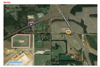 8726 County Farm Rd, Irvington, AL - AERIAL  map view