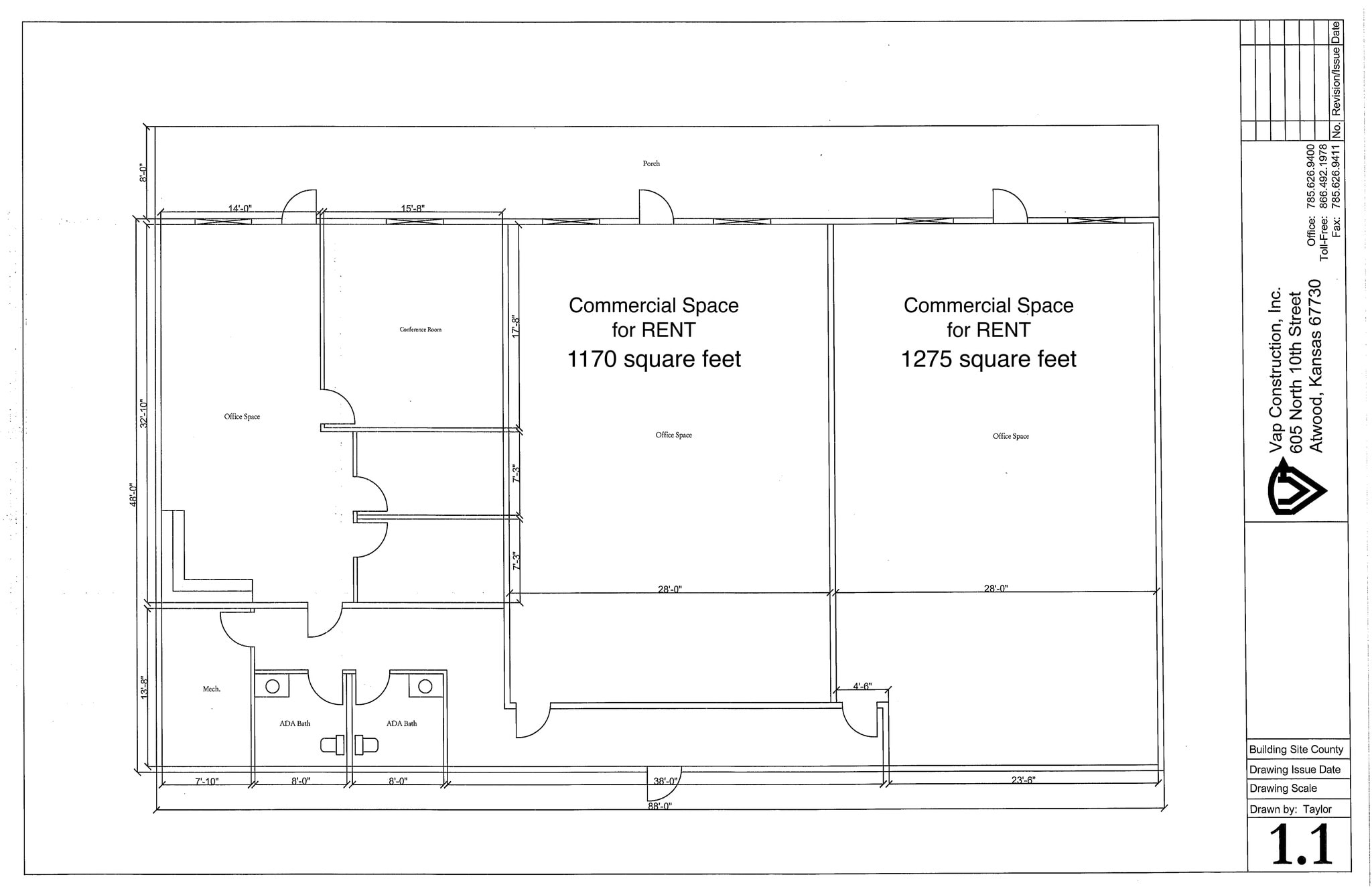 103 E US Highway 287, Kit Carson, CO à louer Plan de site- Image 1 de 2
