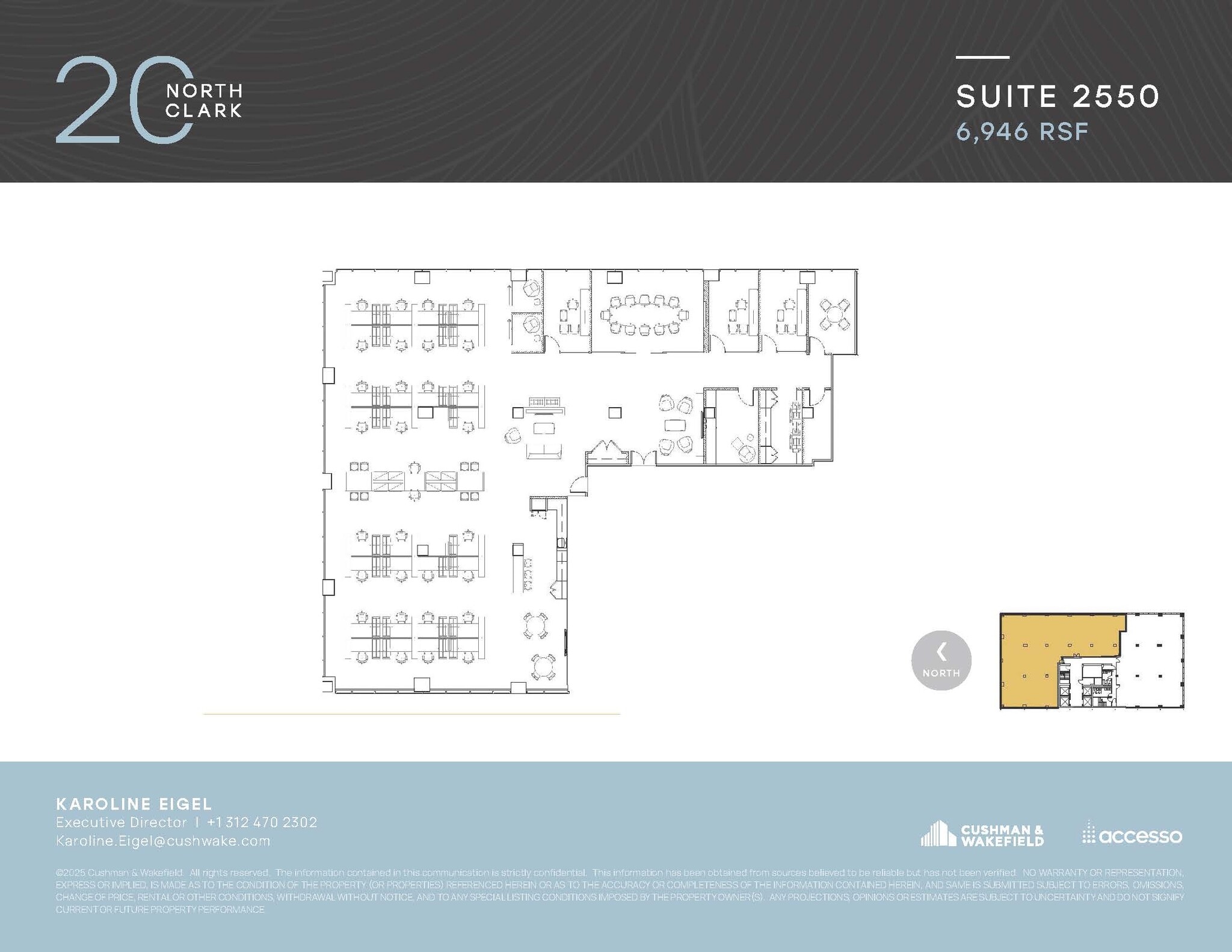 20 N Clark St, Chicago, IL for lease Floor Plan- Image 1 of 5