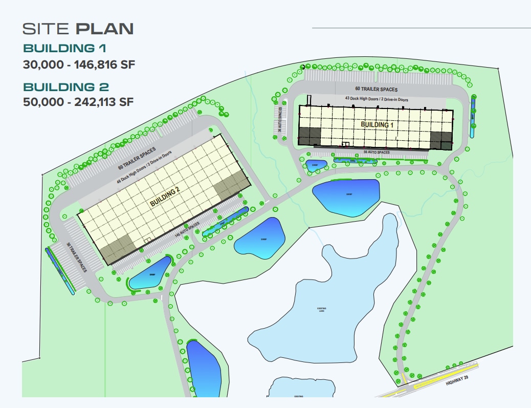 873 Highway 29 S, Newnan, GA à louer Plan de site- Image 1 de 1