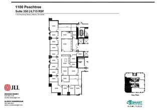 1100 Peachtree St NE, Atlanta, GA for lease Floor Plan- Image 1 of 1