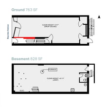 1577-1579 Bayview Ave, Toronto, ON à louer Plan d’étage- Image 1 de 7