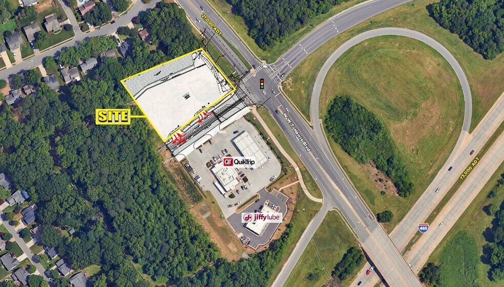 8345 W.T.Harris Blvd, Charlotte, NC à vendre - Aérien - Image 2 de 4