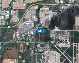 6602 Newcastle Rd, Oklahoma City, OK - AERIAL map view