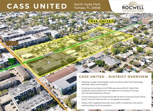 1902 W Cass St, Tampa, FL - Aerial map view