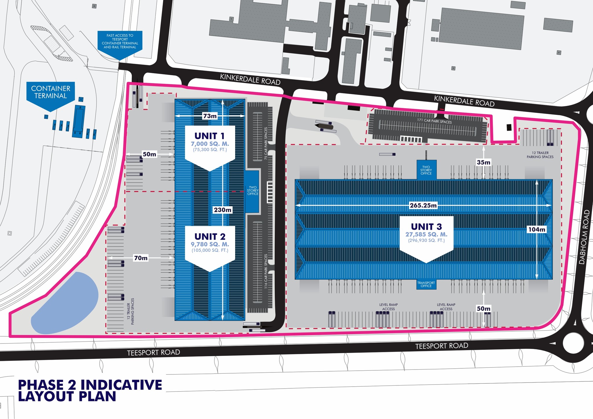 Teesport Logistics Park, Middlesbrough for lease Site Plan- Image 1 of 6