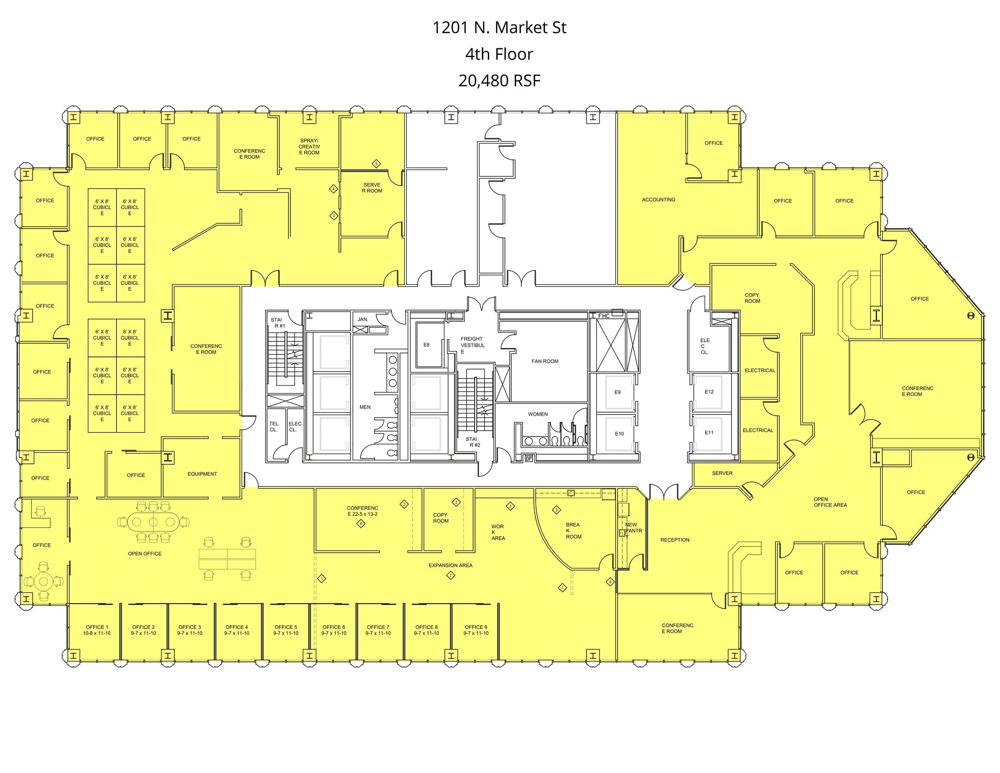 1201 N Market St, Wilmington, DE à louer Plan de site- Image 1 de 1