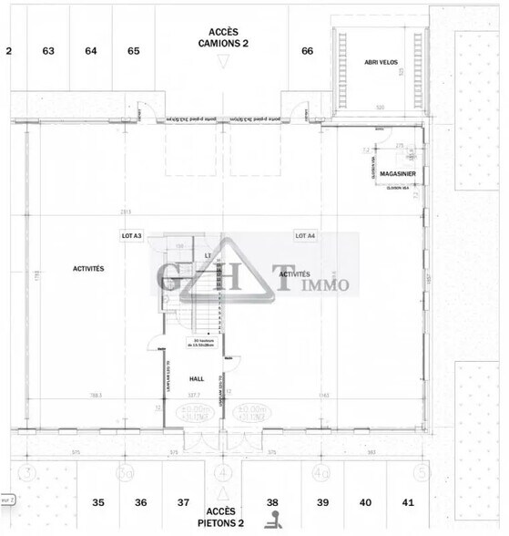 Bureau dans Gennevilliers à louer - Plan d’étage - Image 3 de 3