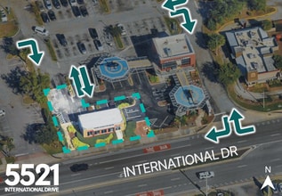 5403 International Dr, Orlando, FL for lease Aerial- Image 2 of 2