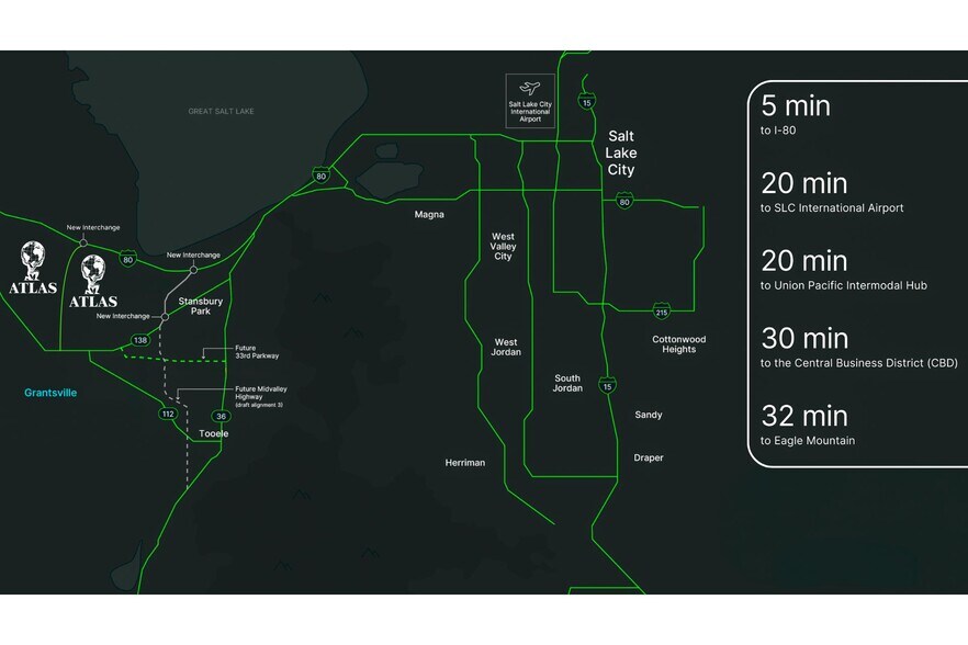 1100 West Cortland Road, Grantsville, UT for sale - Aerial - Image 3 of 6
