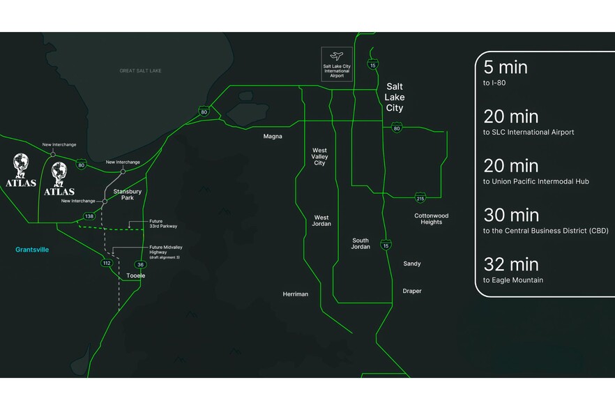 1100 West Cortland Road, Grantsville, UT à vendre - Aérien - Image 3 de 6