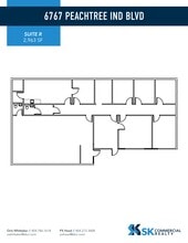 6767 Peachtree Industrial Blvd, Peachtree Corners, GA for lease Site Plan- Image 2 of 2
