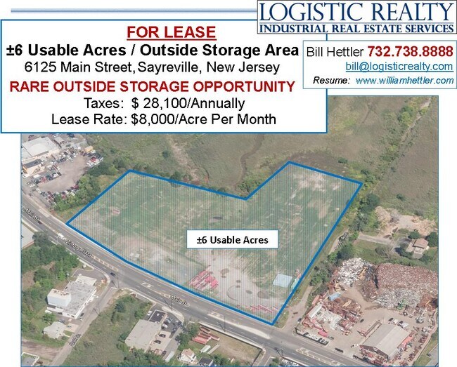 More details for 6125 Main St, Sayreville, NJ - Land for Sale