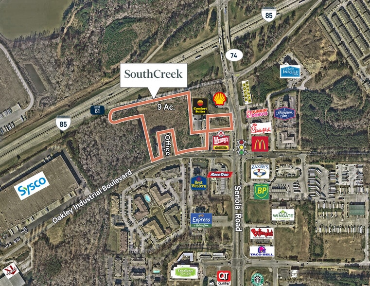 Oakley Industrial Blvd, Fairburn, GA for sale - Aerial - Image 1 of 4