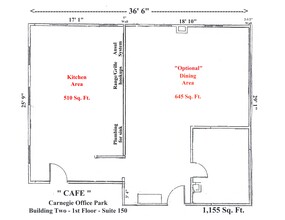 600 N Bell Ave, Carnegie, PA à louer Plan de site- Image 1 de 1