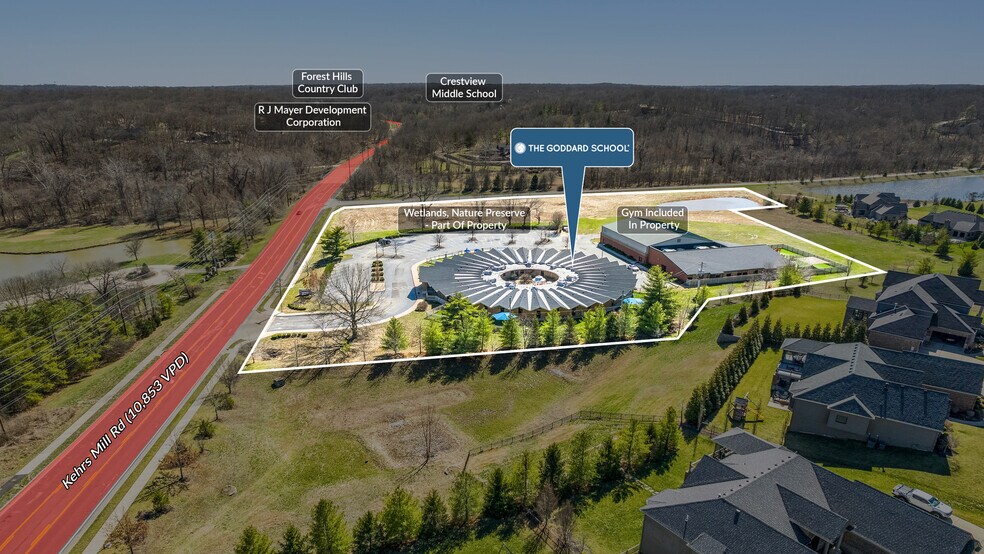 1633 Kehrs Mill Rd, Chesterfield, MO à vendre - Photo du bâtiment - Image 3 de 5