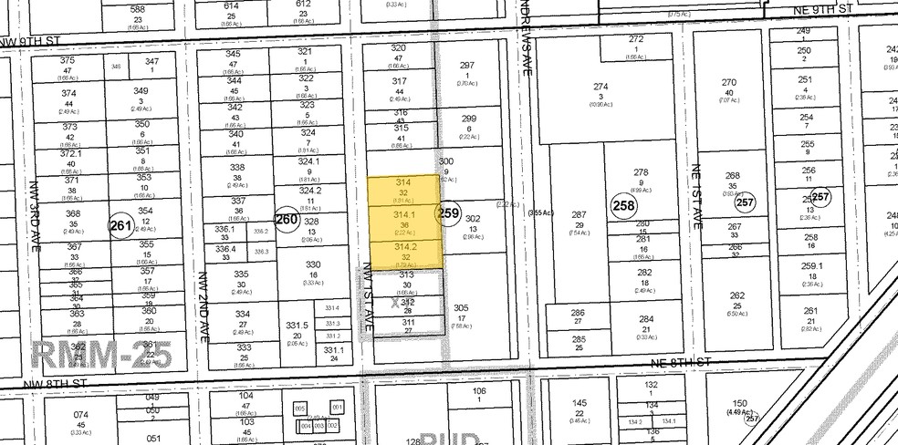 816-824 NW 1st Ave, Fort Lauderdale, FL à vendre - Plan cadastral - Image 1 de 1