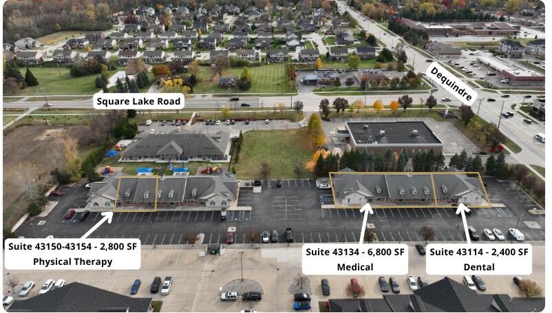 43150-43154 Dequindre Rd, Sterling Hts, Sterling Heights, MI à vendre - Photo du bâtiment - Image 2 de 4