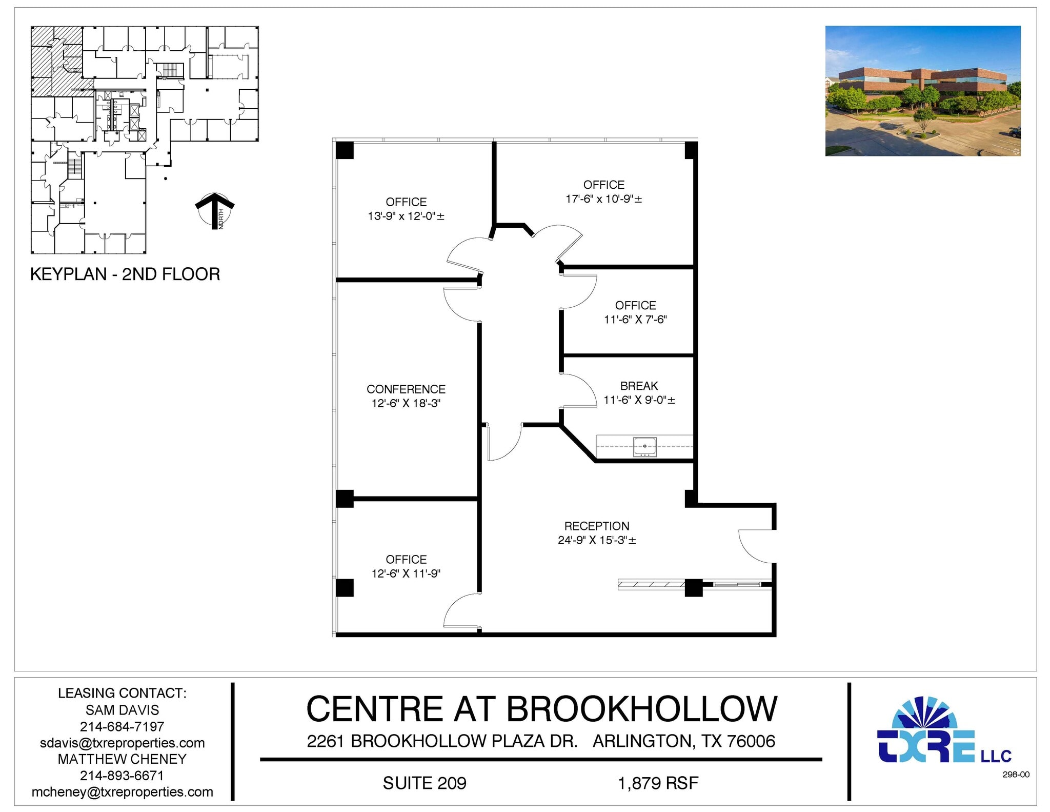 2261 Brookhollow Plaza Dr, Arlington, TX for lease Floor Plan- Image 1 of 1