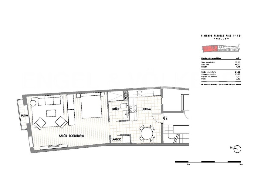 Multifamily in Barcelona, Barcelona for sale - Typical Floor Plan - Image 3 of 5