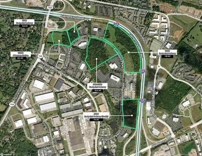Plus de détails pour 2400 Eastpoint Pky, Louisville, KY - Terrain à vendre