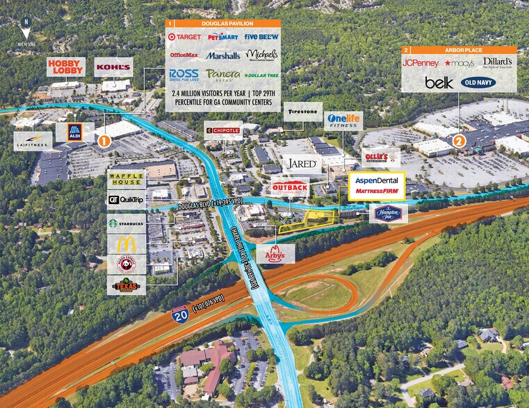 6351 Douglas Blvd, Douglasville, GA à vendre - Photo du bâtiment - Image 3 de 7