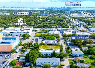 8270-8280 NE 1st Pl, Miami, FL - Aerial map view