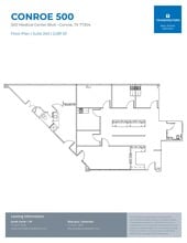 500 Medical Center Blvd, Conroe, TX à louer Plan d’étage- Image 1 de 1