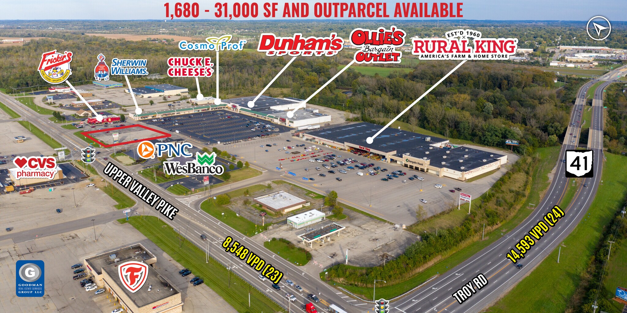 1510-1608 Upper Valley Pike, Springfield, OH for lease Building Photo- Image 1 of 9