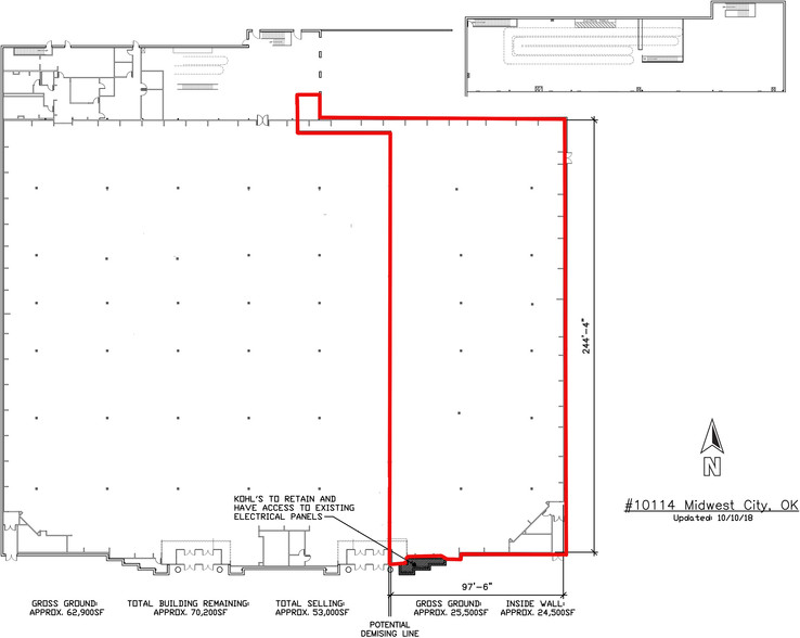 7401 SE 29th St, Midwest City, OK à louer - Plan d  tage - Image 2 de 5