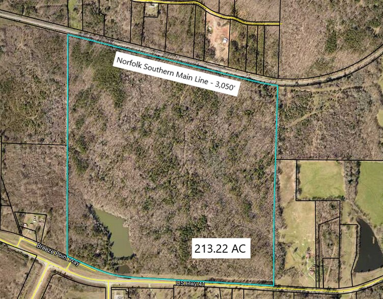 US 41 hwy, Barnesville, GA à vendre - Plan de site - Image 2 de 3