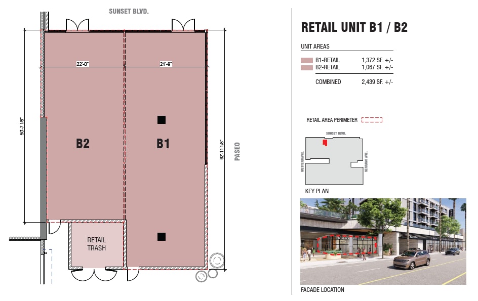 5420 W Sunset Blvd, Los Angeles, CA for lease Building Photo- Image 1 of 2