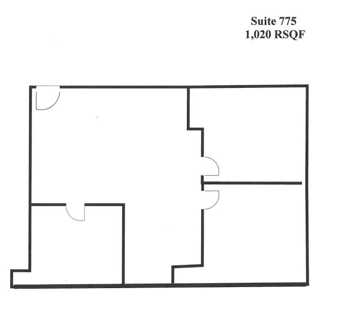 2201 Main St, Dallas, TX à louer Plan d’étage- Image 1 de 4