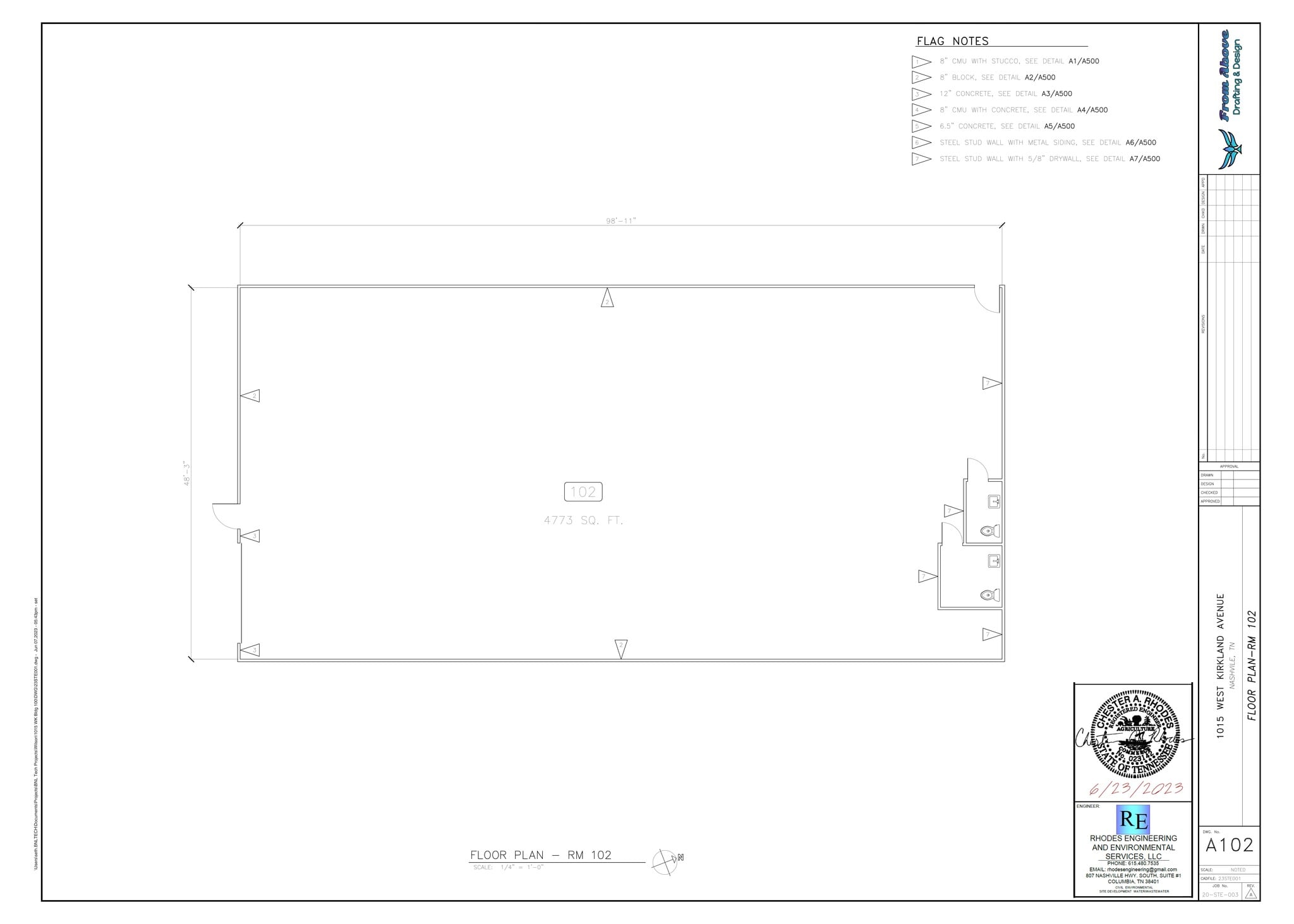 1015 W Kirkland Ave, Nashville, TN for lease Site Plan- Image 1 of 1
