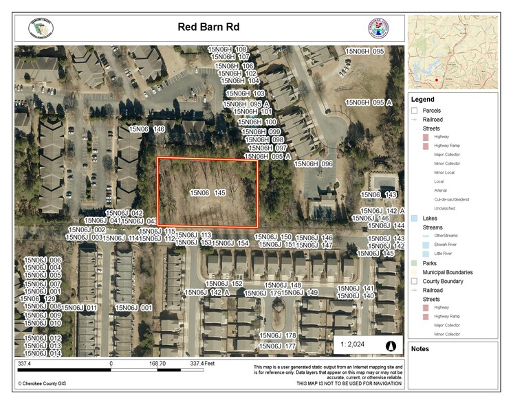 840 Red Barn, Acworth, GA à vendre - Plan cadastral - Image 2 de 12